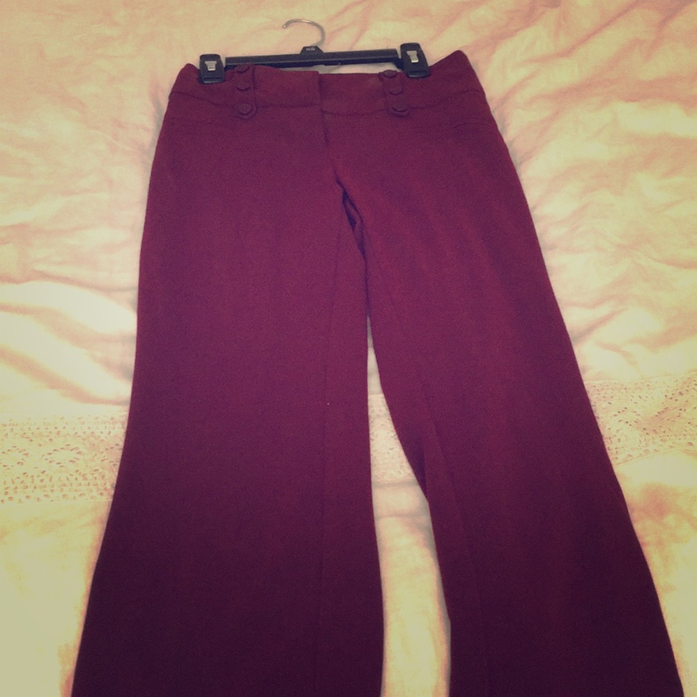 Maroon Dress Pants